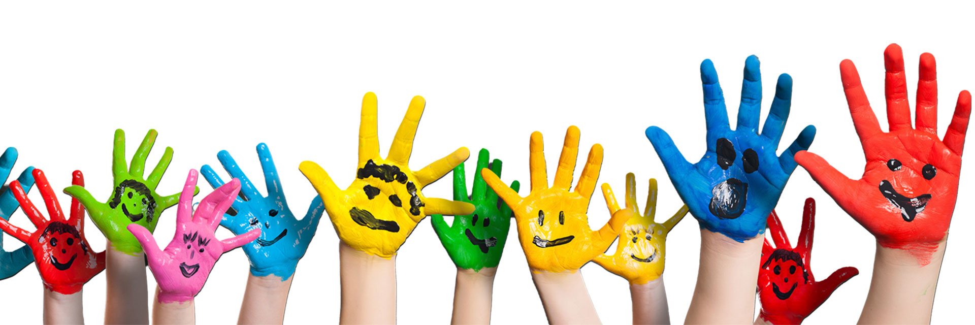 Metapherfoto Aktuelles: bunte Kinderhände