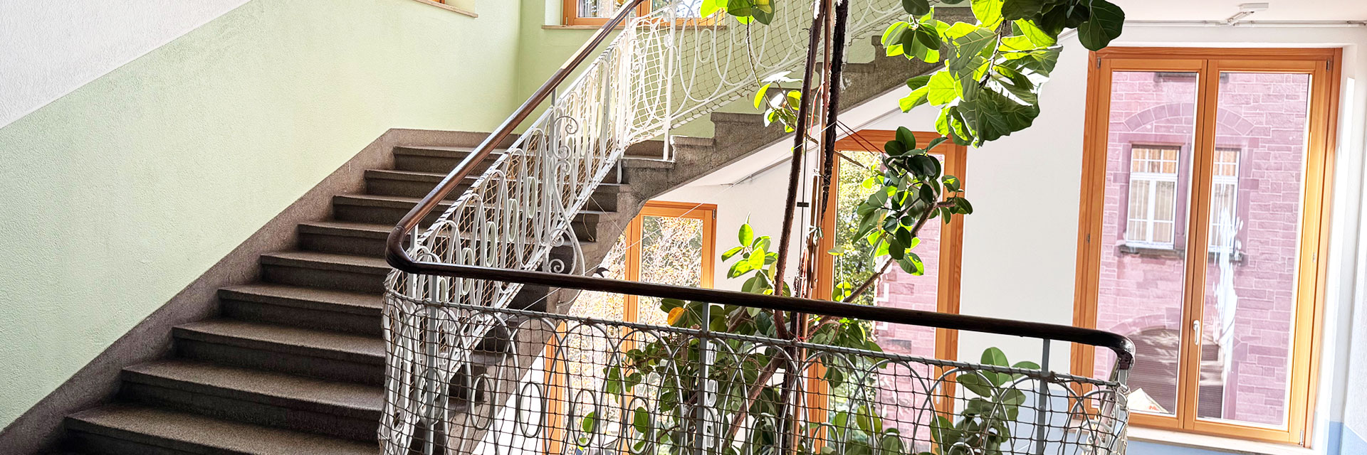 Ansicht Schwarzenbergschule Treppenhaus